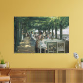 Die Terrasse im Restaurant Leinwanddruck (Insitu (Wohnzimmer))