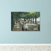 Die Terrasse im Restaurant Leinwanddruck (Insitu (Holzboden))