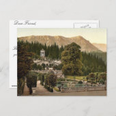 Die Terrasse, Schloss Linderhof, Oberbayern, Deuts Postkarte (Vorne/Hinten)