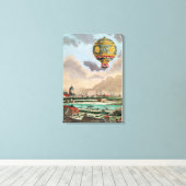 Die Terrasse von Monsieur Franklin am Passy Leinwanddruck (Insitu (Holzboden))