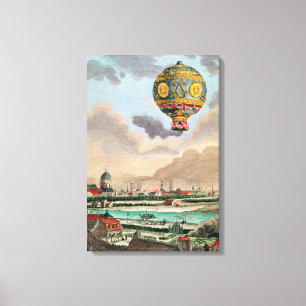 Die Terrasse von Monsieur Franklin bei Passy Leinwanddruck