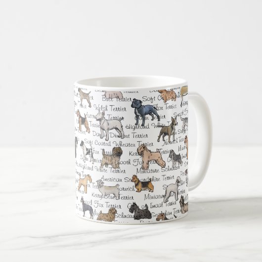 Die Terrier Kaffeetasse (VorderseiteRechts)