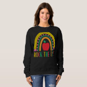 Die Testtests auf Lehrertestlehrerteache abbrechen Sweatshirt (Vorne ganz)