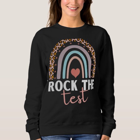 Die Testtests auf Lehrertestlehrerteache abbrechen Sweatshirt (Vorderseite)