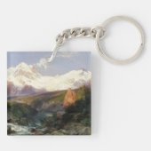 Die Teton Strecke Schlüsselanhänger (Rückseite)