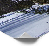 Die Tetons im Februar Poster (Ecke)