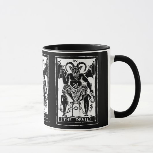 Die Teufel-Karten-Kaffee-Tasse Tasse (Rechts)