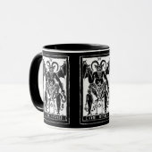 Die Teufel-Karten-Kaffee-Tasse Tasse (Vorderseite Links)