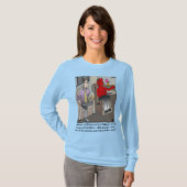 Die Teufel's Psychiater Frauen blau T-Shirt (Vorne ganz)