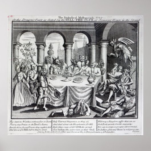 Die teuflische Maskerade Poster (Vorne)