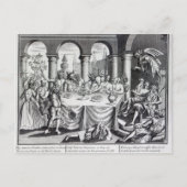 Die teuflische Maskerade Postkarte (Vorderseite)