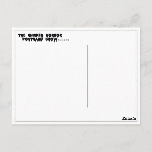 DIE TEXAS-KETTE POSTKARTE (Rückseite)