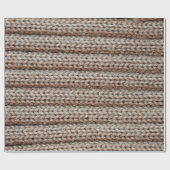 die Textur der schlichten Strickstoffe , braun Geschenkpapier (Flach)