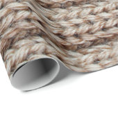 die Textur der schlichten Strickstoffe , braun Geschenkpapier (Rolleneckpunkt)