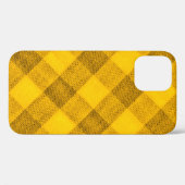 Die Textur des hellgelben Bindeginghas Case-Mate iPhone Hülle (Rückseite (Horizontal))