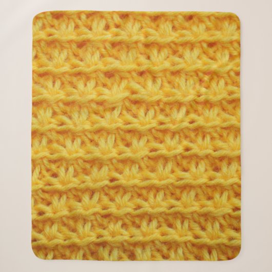 die Textur des Strickstoffes mit gestreiftem d Sherpadecke (Vorderseite)