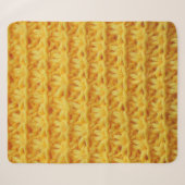 die Textur des Strickstoffes mit gestreiftem d Sherpadecke (Vorderseite (Horizontal))