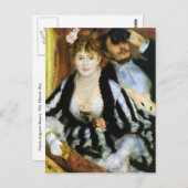 Die Theater-Box von Renoir Postkarte (Vorne/Hinten)