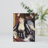 Die Theaterbox von Renoir Impressionist Malerei Postkarte (Stehend Vorderseite)