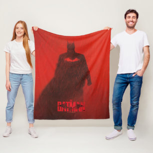 Die Theaterposter-Grafik von Batman Red Rain Fleecedecke