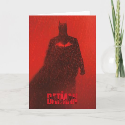 Die Theaterposter-Grafik von Batman Red Rain Karte (Vorderseite)