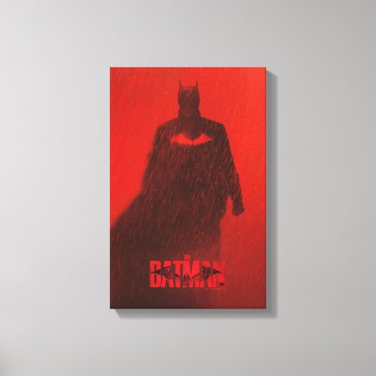 Die Theaterposter-Grafik von Batman Red Rain Leinwanddruck (Vorderseite)