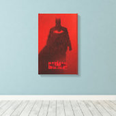 Die Theaterposter-Grafik von Batman Red Rain Leinwanddruck (Insitu (Holzboden))