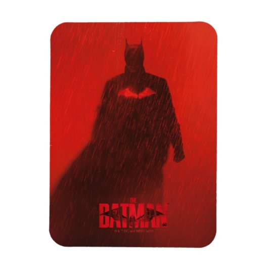 Die Theaterposter-Grafik von Batman Red Rain Magnet (Vertikal)