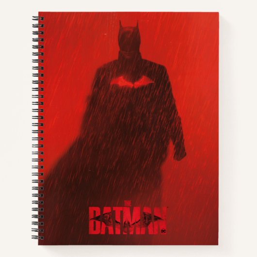 Die Theaterposter-Grafik von Batman Red Rain Notizblock (Vorderseite)