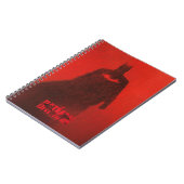 Die Theaterposter-Grafik von Batman Red Rain Notizblock (Linke Seite)