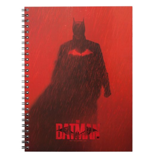 Die Theaterposter-Grafik von Batman Red Rain Notizblock (Vorderseite)