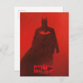 Die Theaterposter-Grafik von Batman Red Rain Postkarte (Vorne/Hinten)