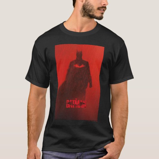 Die Theaterposter-Grafik von Batman Red Rain T-Shirt (Vorderseite)