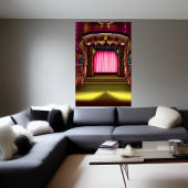 Die Theaterszene | AI Art Poster