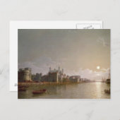 Die Themse des Mondlichts mit dem Tor der Verräter Postkarte (Vorne/Hinten)