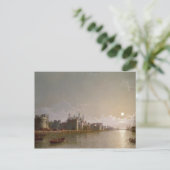 Die Themse des Mondlichts mit dem Tor der Verräter Postkarte (Stehend Vorderseite)