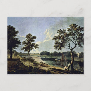 Die Themse in Twickenham von Wilson Richard Postkarte