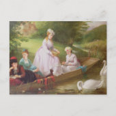 Die Themse Swans Postkarte (Vorderseite)