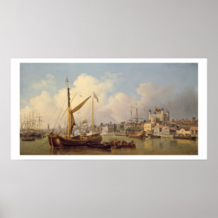 Die Themse und der Tower von London Angenommen auf Poster