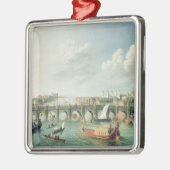 Die Themse unter Westminster-Brücke Silbernes Ornament (Links)