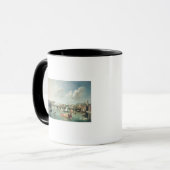 Die Themse unter Westminster-Brücke Tasse (Vorderseite Links)