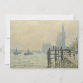 Die Themse unter Westminster von Claude Monet (Vorderseite)
