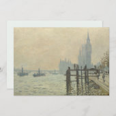 Die Themse unter Westminster von Claude Monet (Vorne/Hinten)