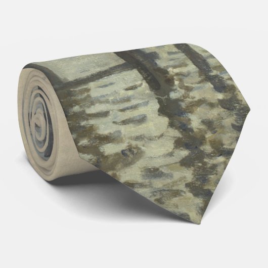 Die Themse unter Westminster von Claude Monet Krawatte (Gerollt)