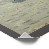 Die Themse unter Westminster von Claude Monet Poster (Ecke)