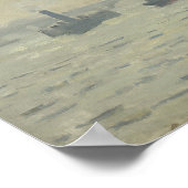 Die Themse unter Westminster von Claude Monet Poster (Ecke)