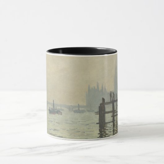 Die Themse unter Westminster von Claude Monet Tasse (Zentrum)