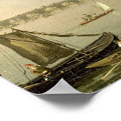 Die Themse von der Terrasse des Somerset House, Lo Poster (Ecke)