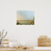 Die Themse von der Terrasse des Somerset House, Lo Poster (Küche)