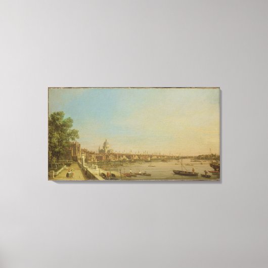 Die Themse von der Terrasse des Somerset House Loo Leinwanddruck (Vorderseite)